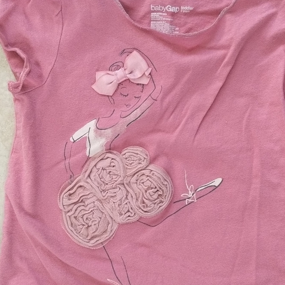 Girls 18-24m ballerina star pink jeans shirt shoes - Picture 2 of 8